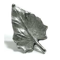Emenee MK1026-ABR Home Classics Collection Leaf Shape 1-3/4 inch x 1-1/8 inch in Antique Matte Brass nature Series